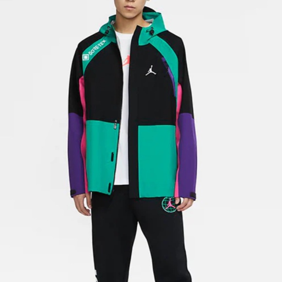 Men's Air Jordan Winter Utility Gore-tex Casual Sports Hooded Jacket - Picture 1 of 8